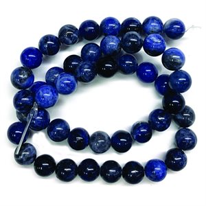 Beads - Round Stones, Sodalite  8 mm