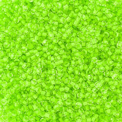Glass Seed Beads - Neon Green (250g)