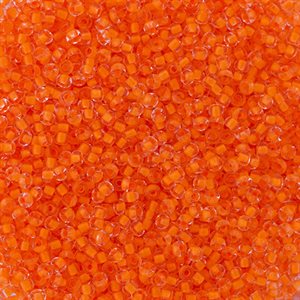 Glass Seed Beads - Neon Orange (40g/500g)