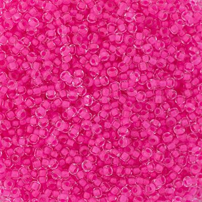 Glass Seed Beads - Neon Pink (500g)