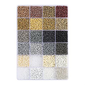 Bead Box - Glass Seed Beads 8/0 - Mix 5