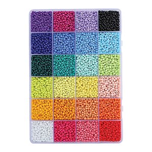 Bead Box - Glass Seed Beads 8/0 - Mix 9