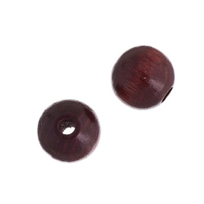 Wooden Beads Round 8 mm Mahogany (100Pcs/Pkg)