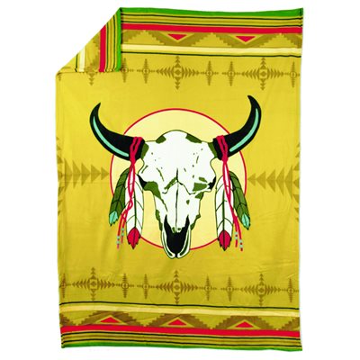 Blanket - Buffalo Skull