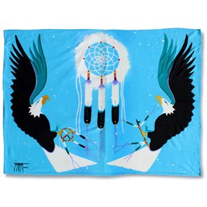 Fleece Blanket - Eagle Blessing