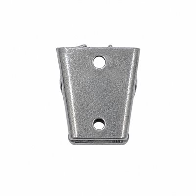Bolo Clasp Slide, Rhodium, 5pcs (24 x 20mm)