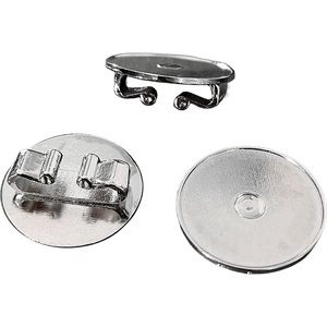 Bolo Slide, Round, 5pcs
