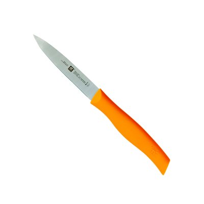 Zwilling 3 1/2" Kitchen Paring Knife (Oranqe / Yellow Handle)