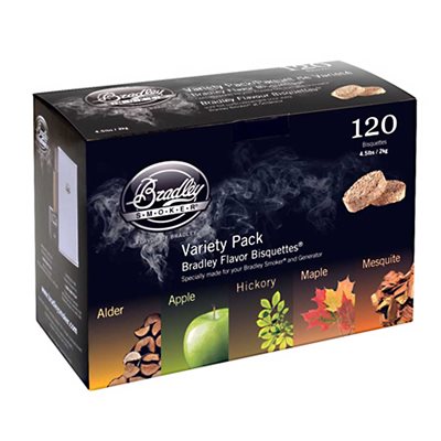 Bradley Smoker Bisquettes - Variety Pack (5 Flavors)