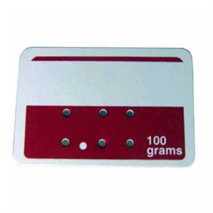 Red and White Deli Tags (100 g)