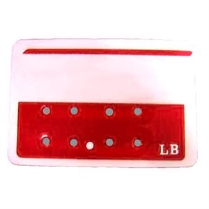 Red and White Deli Tags (lbs.)