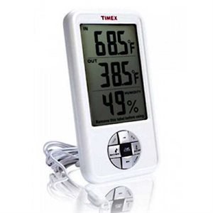 Digital Electronic Hygrometer w/Thermometer & Clock