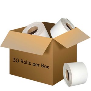 Continuous Feed Labels for KiloTech KRS-3000 Scale (64 mm X 32.9 m) - 30 Roll Case