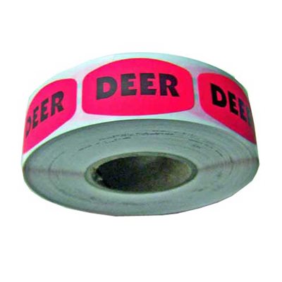 Meat Flasher Labels - Deer