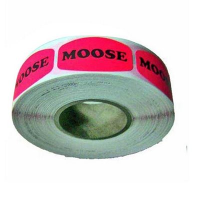 Meat Flasher Labels - Moose