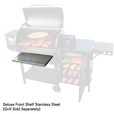 Deluxe Stainless Steel Front Shelf - (For Louisiana Grills)