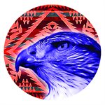 CAB67 - 1", Purple Eagle Face