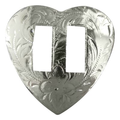 Conchos - Silver Heart (1.5")