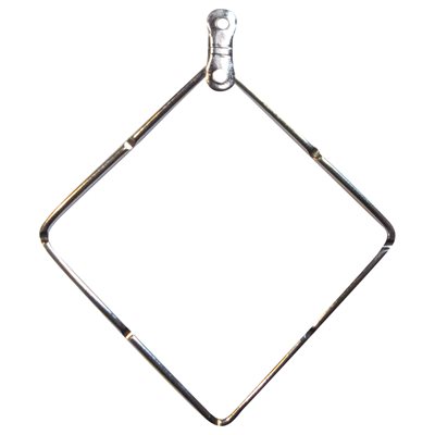 Diamond Earring Loop - Silver (Large)