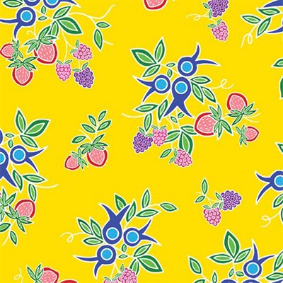 Fabric 13 Moons Berry Fast - Yellow