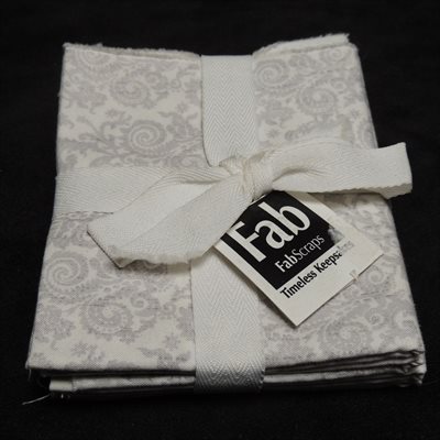 Shabby Chic Pack - Fat Quarter - Silver
