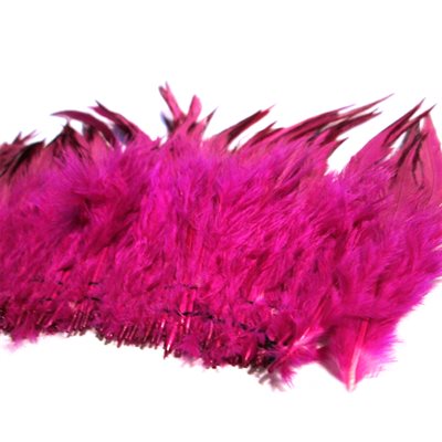 Hackle Feathers (6"+) Dark Hot-Pink (1 oz)