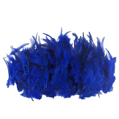 Hackle Feathers (6"+) Royal Blue (1 oz)