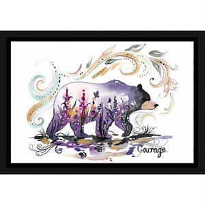 Framed Plaque - Courage (12X18)
