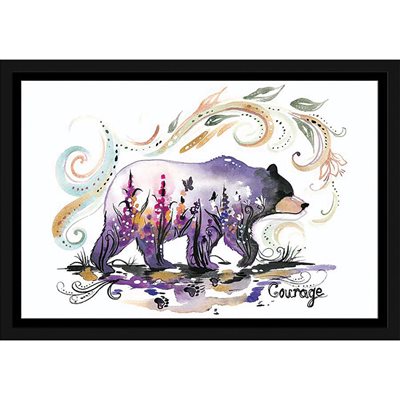 Framed Plaque - Courage (8X10)