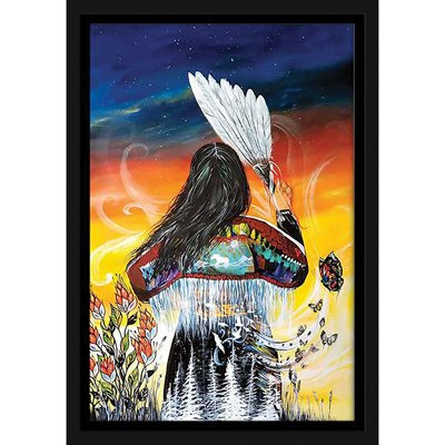 Framed Plaque - Traditional Guidance (12X18)