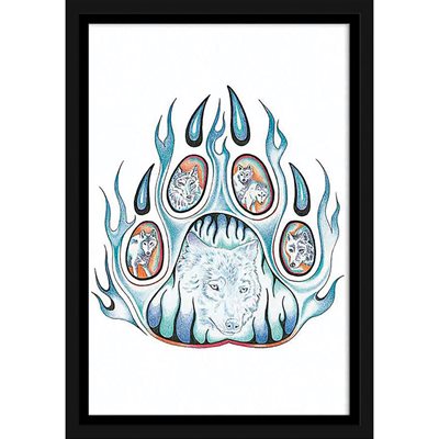 Framed Plaque - The Wolf Pack Ii (8X10)