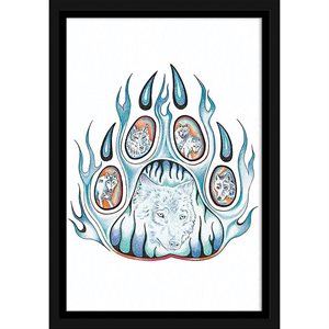 Framed Plaque - The Wolf Pack Ii (8X10)