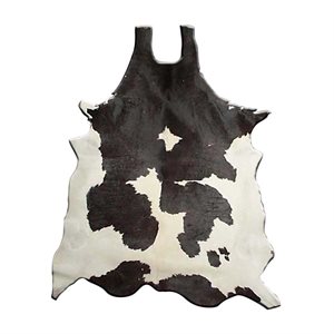 Cowhide Rug - Black/White Spotted