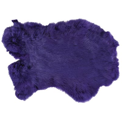 Medium Rabbit Fur - Purple