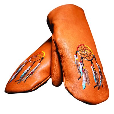Deer Mitts Saddle W/Cuff & Dream Catcher (Small) 