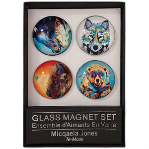 Glass Magnet Set - Micqaela Jones