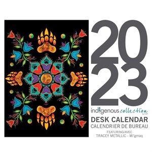 2023 Desk Calendar - Tracey Metallic