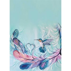 Tea Towel - Hummingbird Feathers