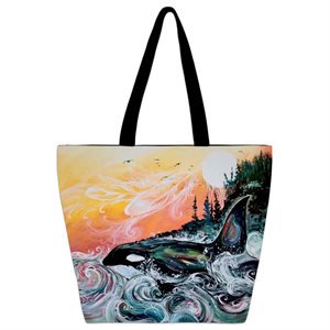 Tote Bag - Killer Whale Sunset