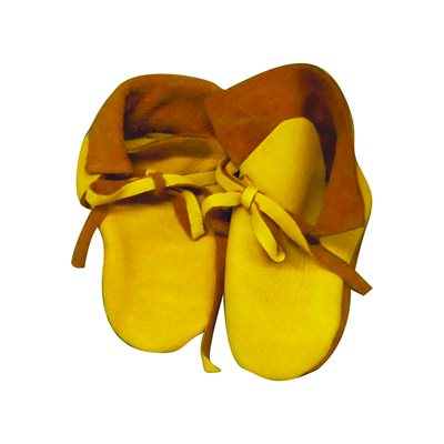 Infant Moccasin Kits w/Deer Leather - Tan (1)