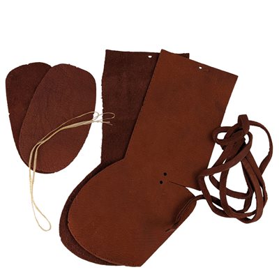 Infant Moccasin Kits w/Deer Leather - Tobacco (0)