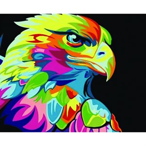 Paint By Numbers Kit - Colourful Eagle