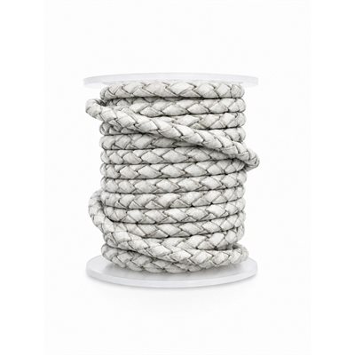 Braided Cord, White, 5 Mtrs (4mm)