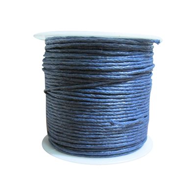 Cotton Wax Cord - Royal Blue (1 mm)