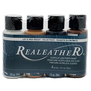 Acrylic Leather Paint - Earthtone Colours (4 Pack)