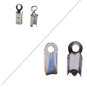 Fold-Over Ends - Silver