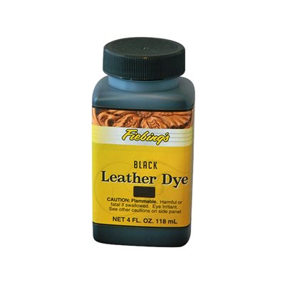 Fiebings Leather Dye - Black (4 oz.)