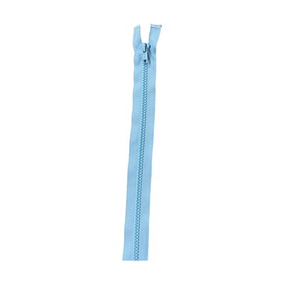 1 - Way Zippers 34" - Light Blue