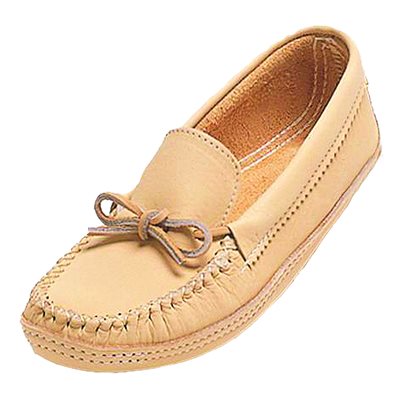 Cowhide Leather Moccasin, Double Sole - Ladies Size 4