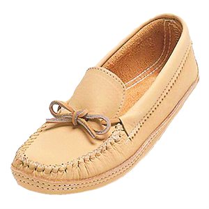 Cowhide Leather Moccasin, Mens, Double Sole